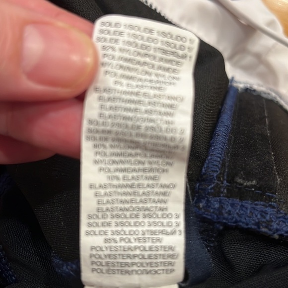 CHAPS womens one piece swimsuit size 16 W. - Picture 6 of 11